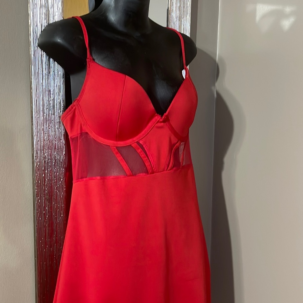 Sexy red dress
